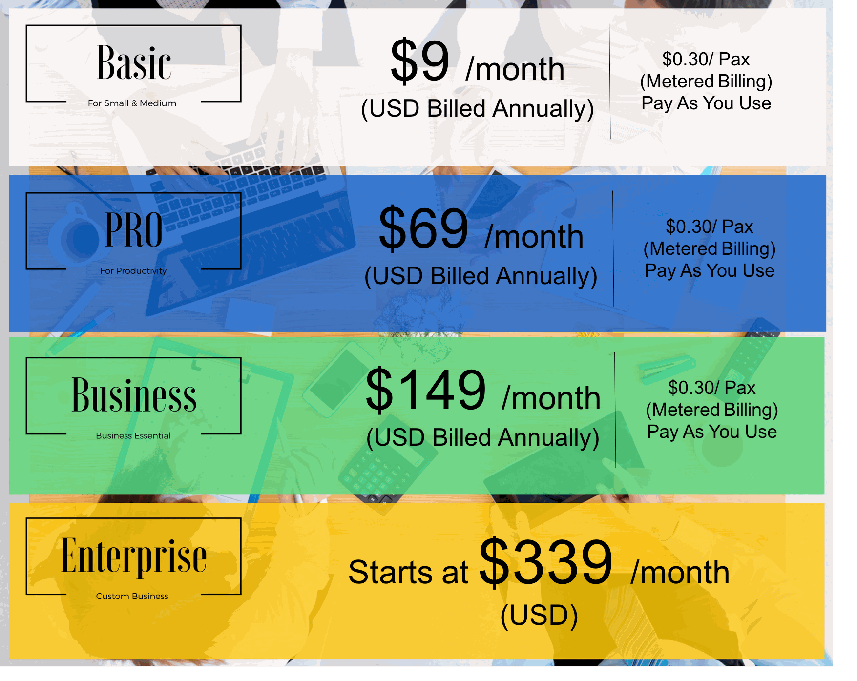 Eventnook pricing plan
